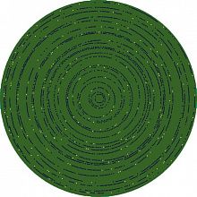 Овальный ковер Абстракция 40172-03 КРУГ зеленый