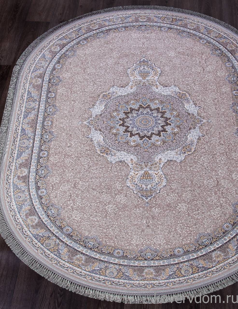 Ковер FARSI 1200 G252 LIGHT GRAY Овал