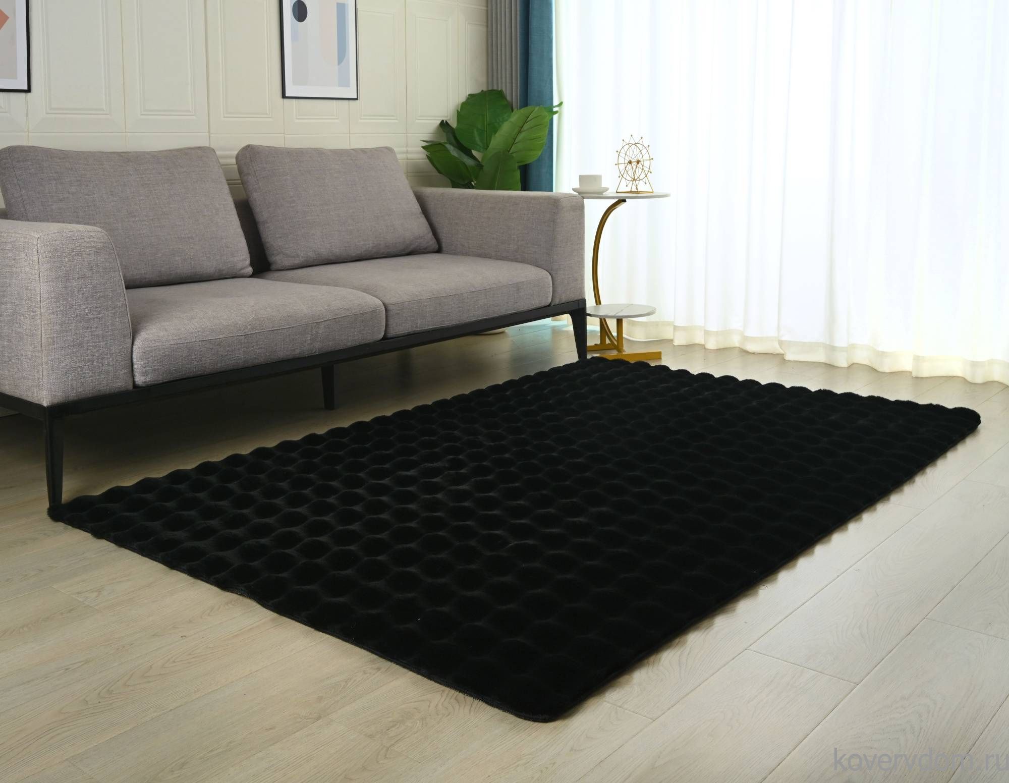 Ковер BUBBLE PREMIUM MS2000 BLACK Ковер BUBBLE PREMIUM MS2000 BLACK