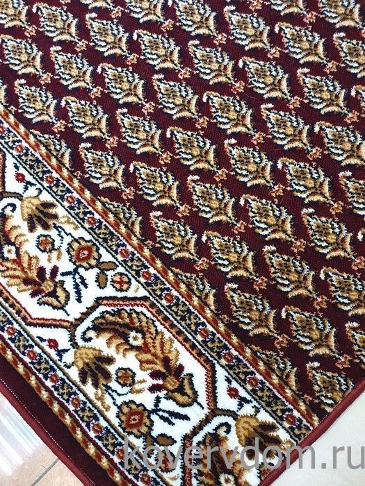 Ковровая дорожка красно-бордовая меланж 40032-04 Ковровая дорожка красно-бордовая меланж 40032-04