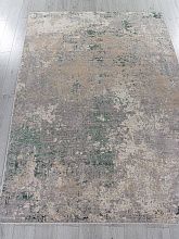 Ковер из полиэстера LIMAN-A F163 GRAY-GREEN