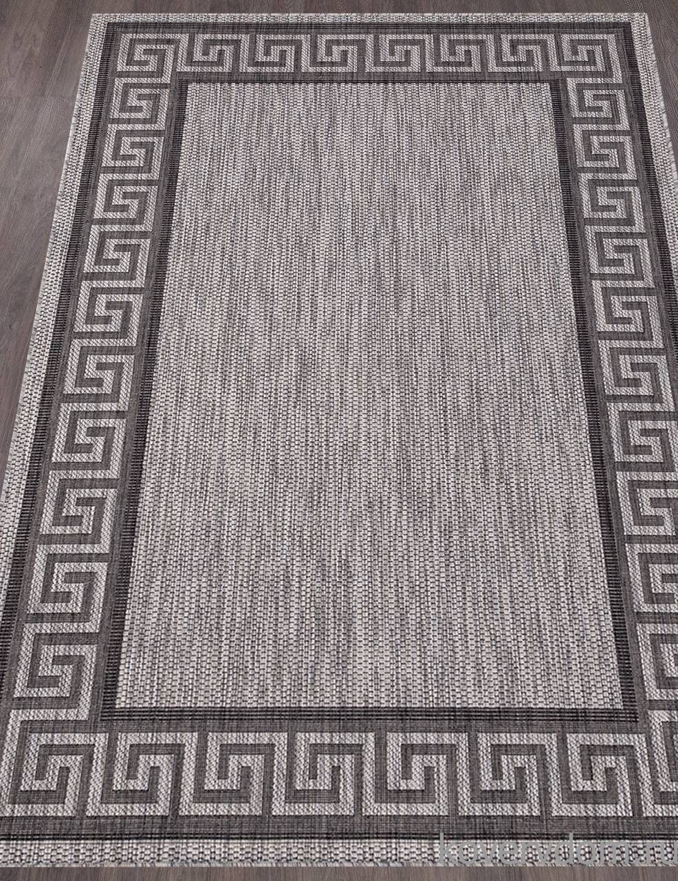 Ковер циновка VEGAS S002 GRAY-BLACK Ковер циновка VEGAS S002 GRAY-BLACK