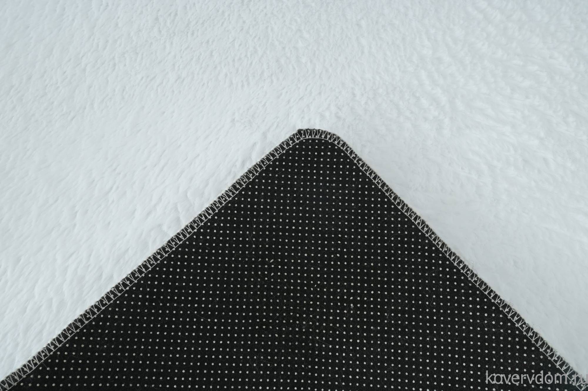 Ковер из искусственного меха RABBIT PX2000 WHITE Круг