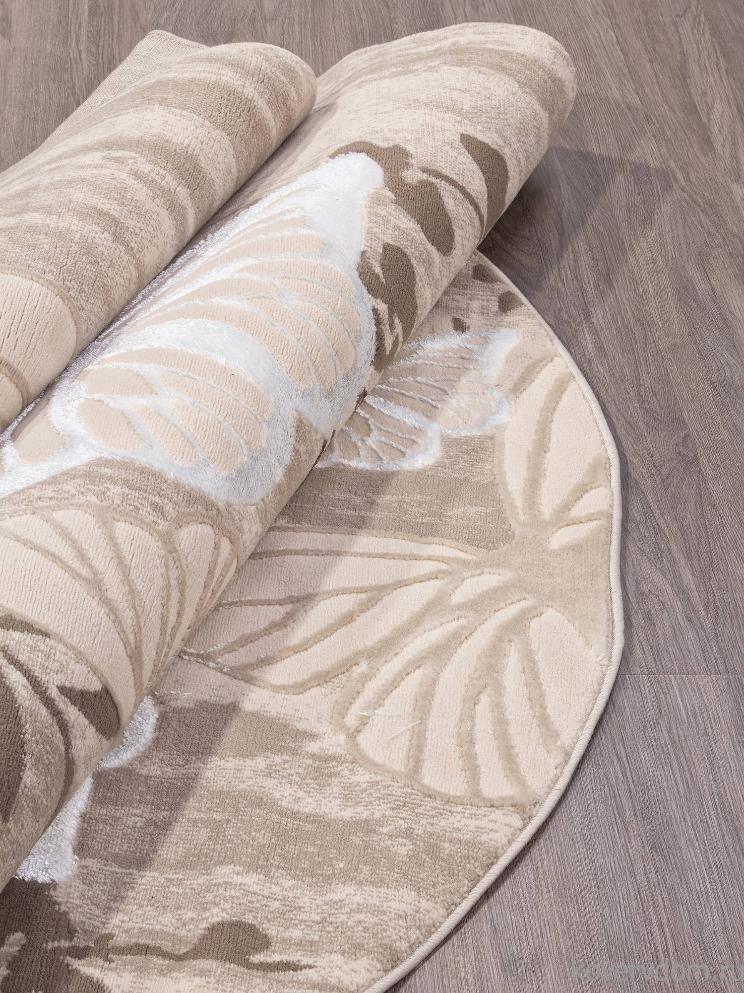 Ковер TEMPO 0156LA POLY IVORY / POLY IVORY Круг Ковер TEMPO 0156LA POLY IVORY / POLY IVORY Круг