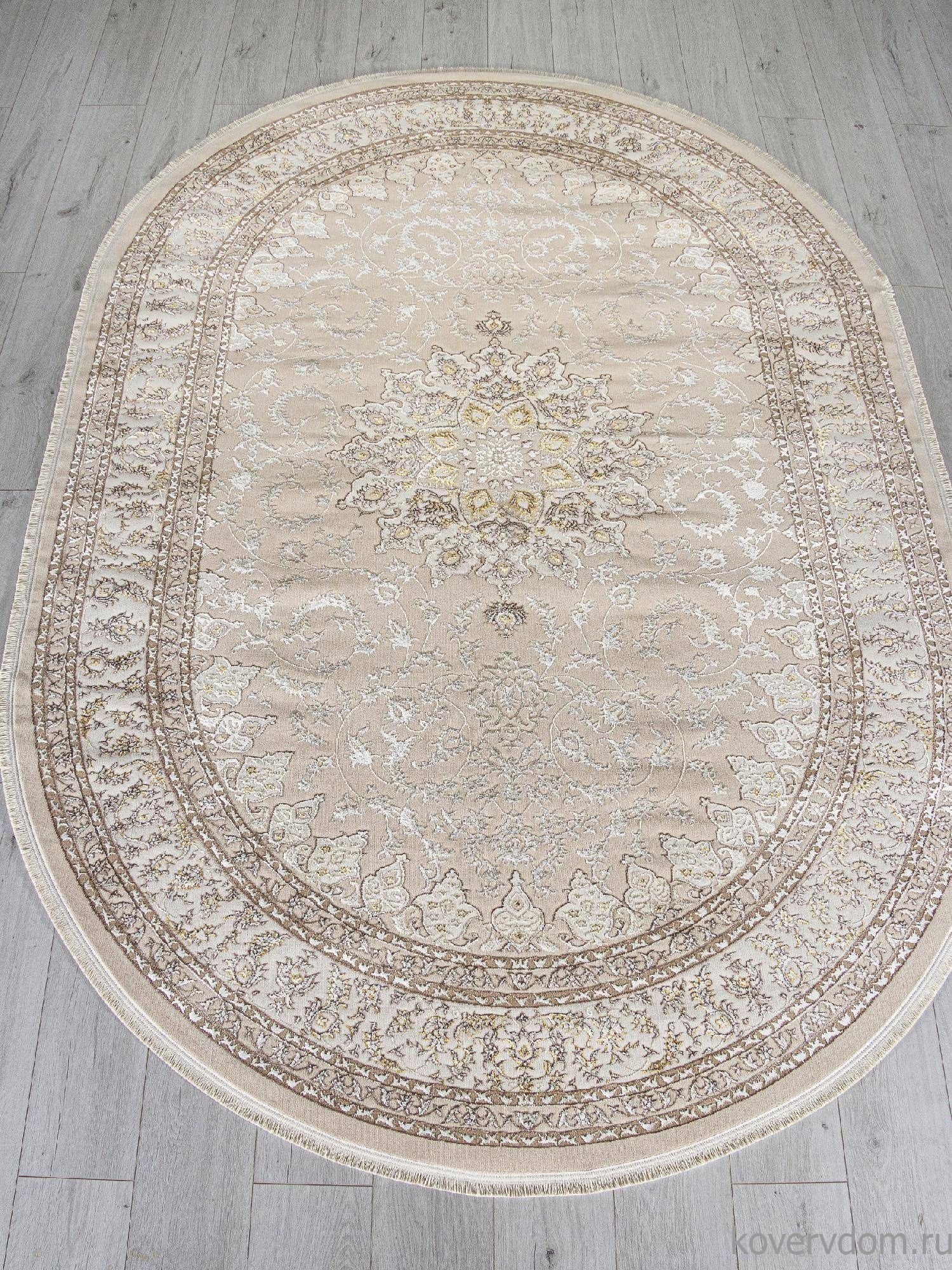 Ковер DELINA M108A BEIGE / CREAM Овал