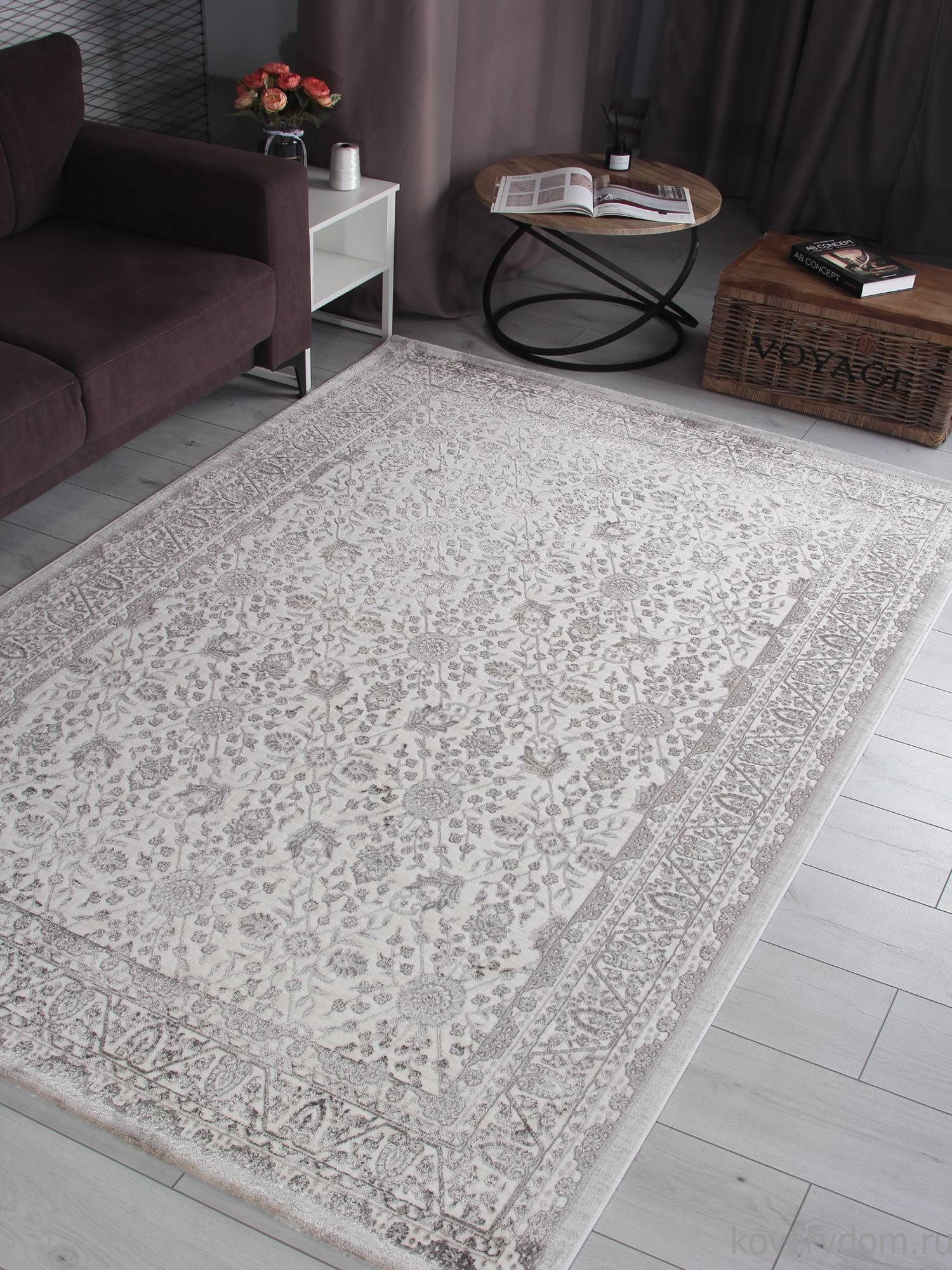 Ковер LILY-A 5258B S.WHITE / P.CREAM