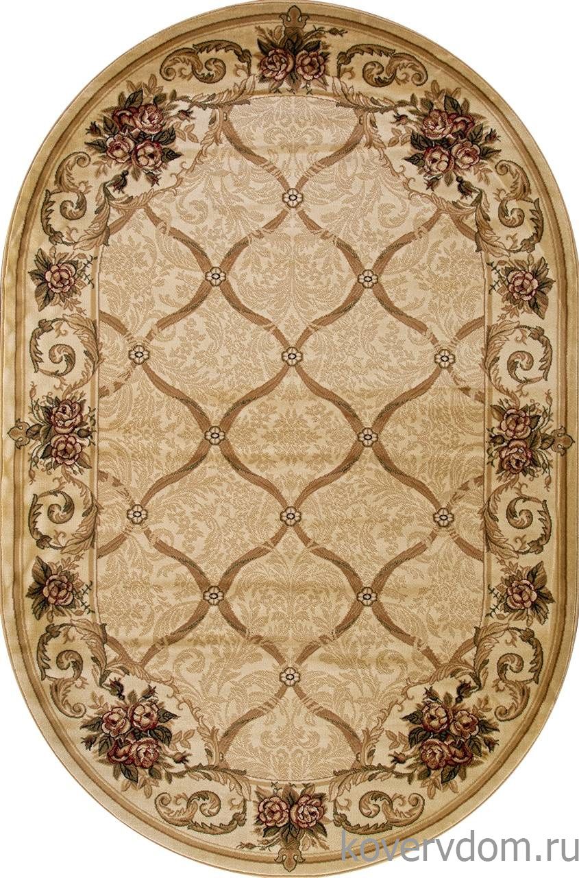 Ковер OLYMPOS D468 CREAM Овал