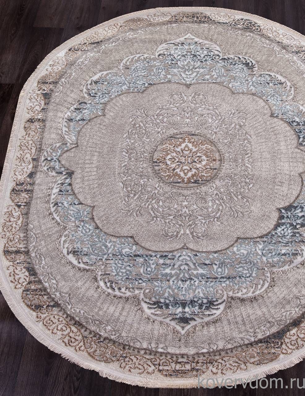 Ковер RODOS 7430A CREAM / CREAM Овал