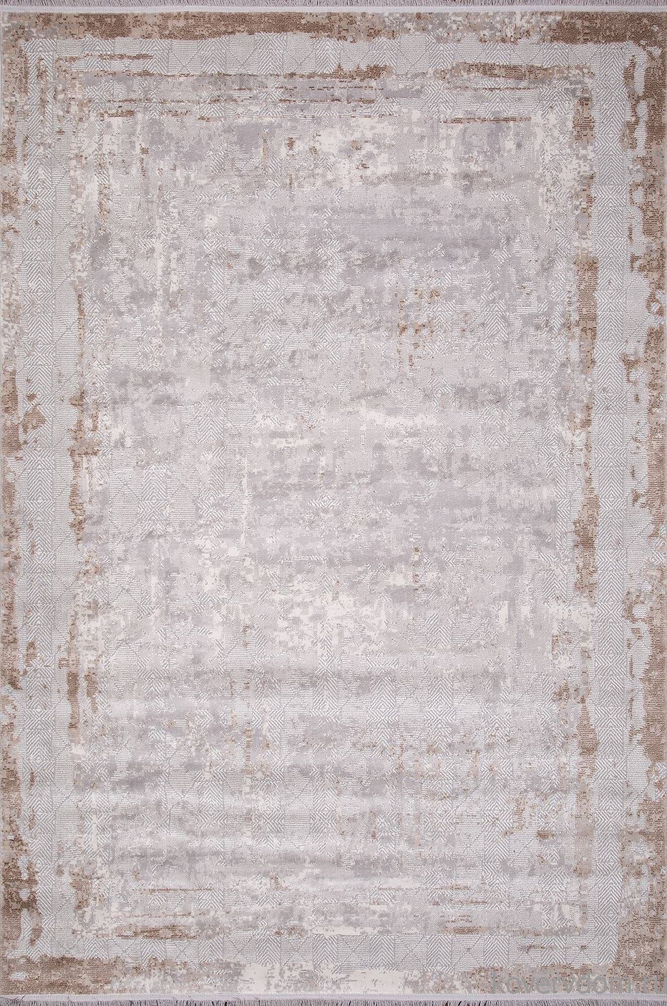 Ковер ALANYA 22464A WHITE / GREY SHR Ковер ALANYA 22464A WHITE / GREY SHR