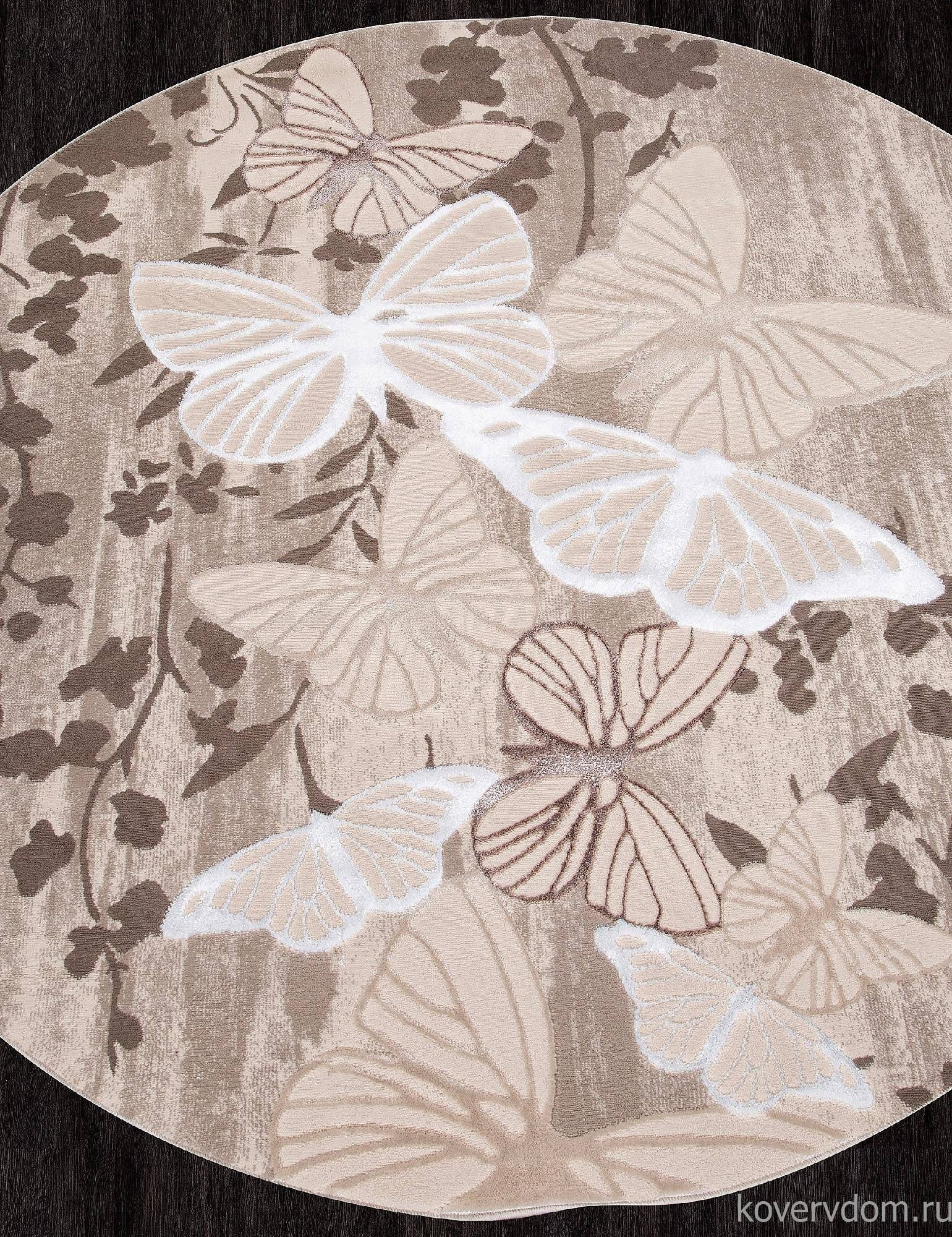 Ковер TEMPO 0156LA POLY IVORY / POLY IVORY Круг Ковер TEMPO 0156LA POLY IVORY / POLY IVORY Круг