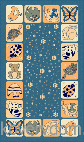 Детский ковер Ребятам о зверятах  41850-16