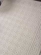 Пушистый круглый ковер LOOPY L0009A BEIGE / BEIGE