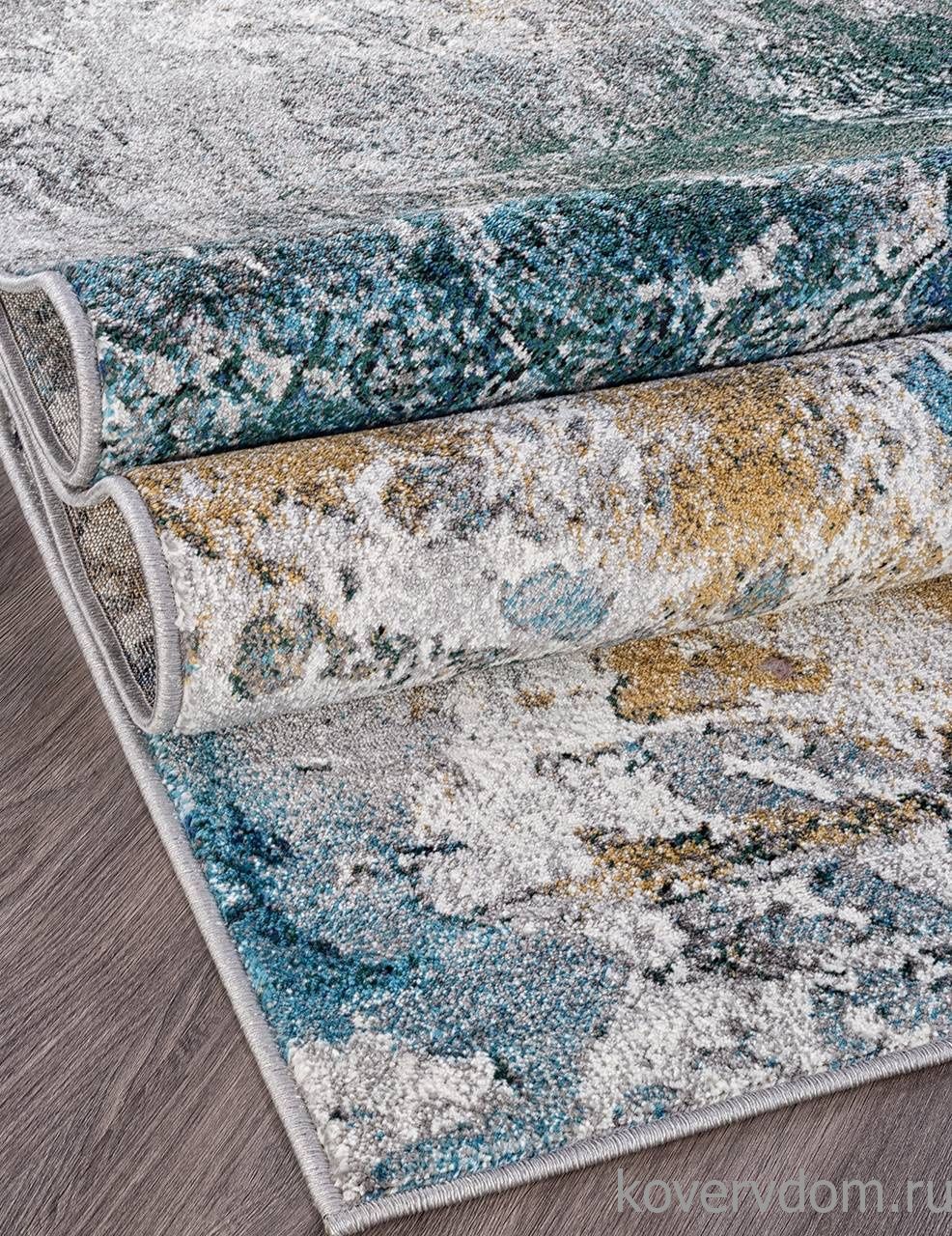 Ковер LONDON D822 GRAY-BLUE Ковер LONDON D822 GRAY-BLUE