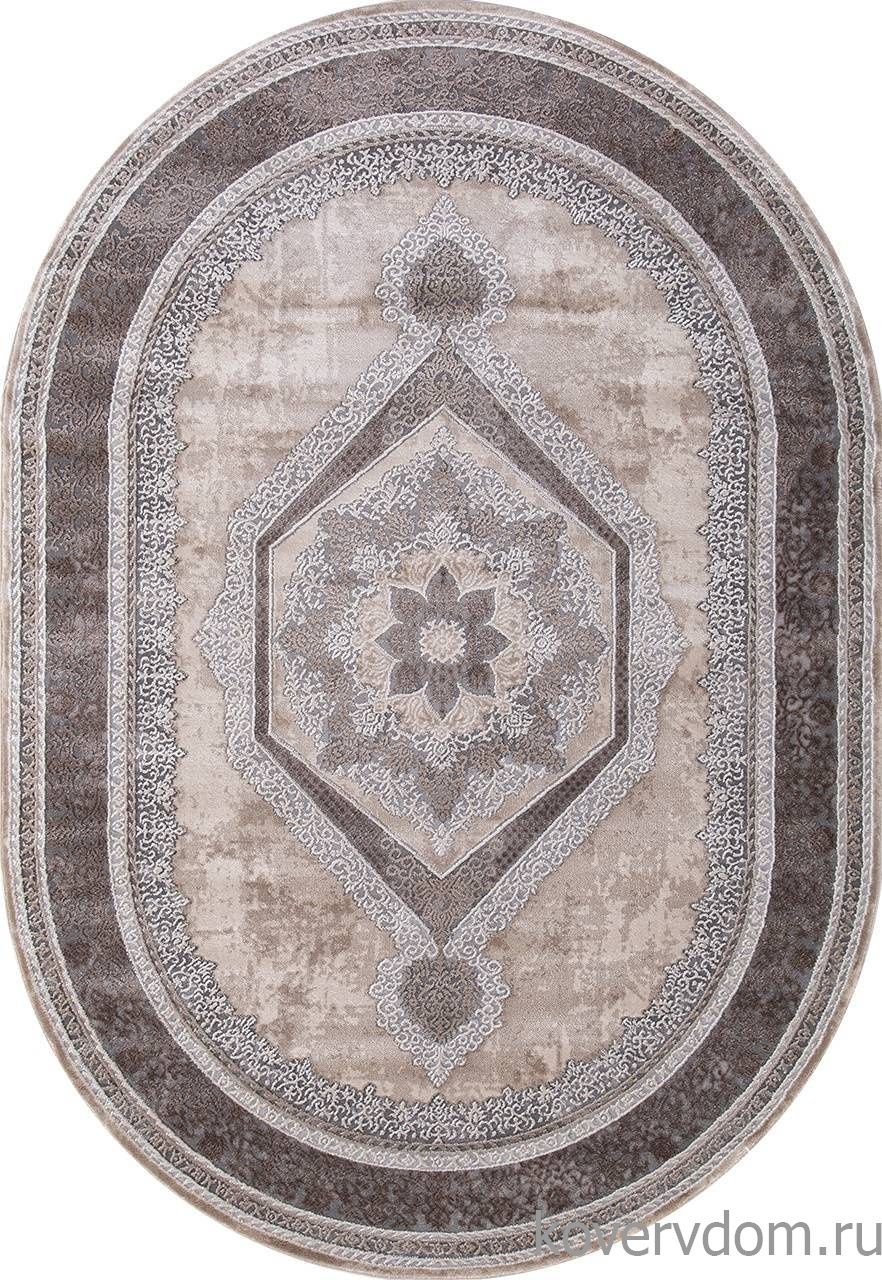 Ковер ARMINA 04037C GREY / BROWN Овал