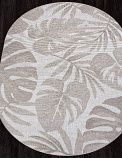 Ковер-циновка KAIR S126 BEIGE Овал