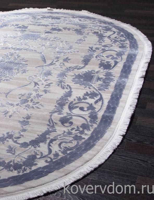 Ковер TRUVA 08330T BLUE / BLUE Овал