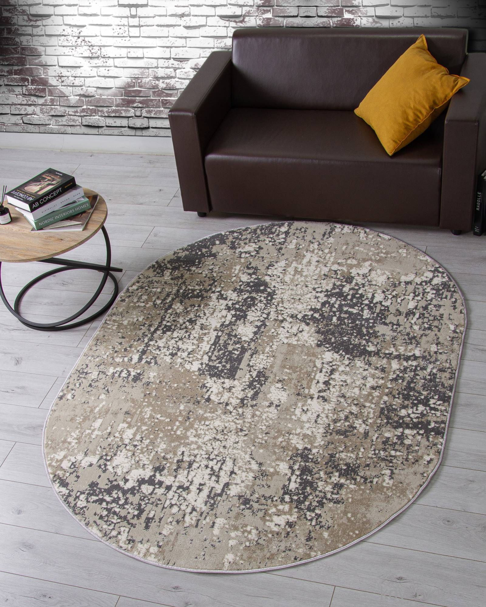 Ковер ATLANTIS D733 CREAM Овал Ковер ATLANTIS D733 CREAM Овал