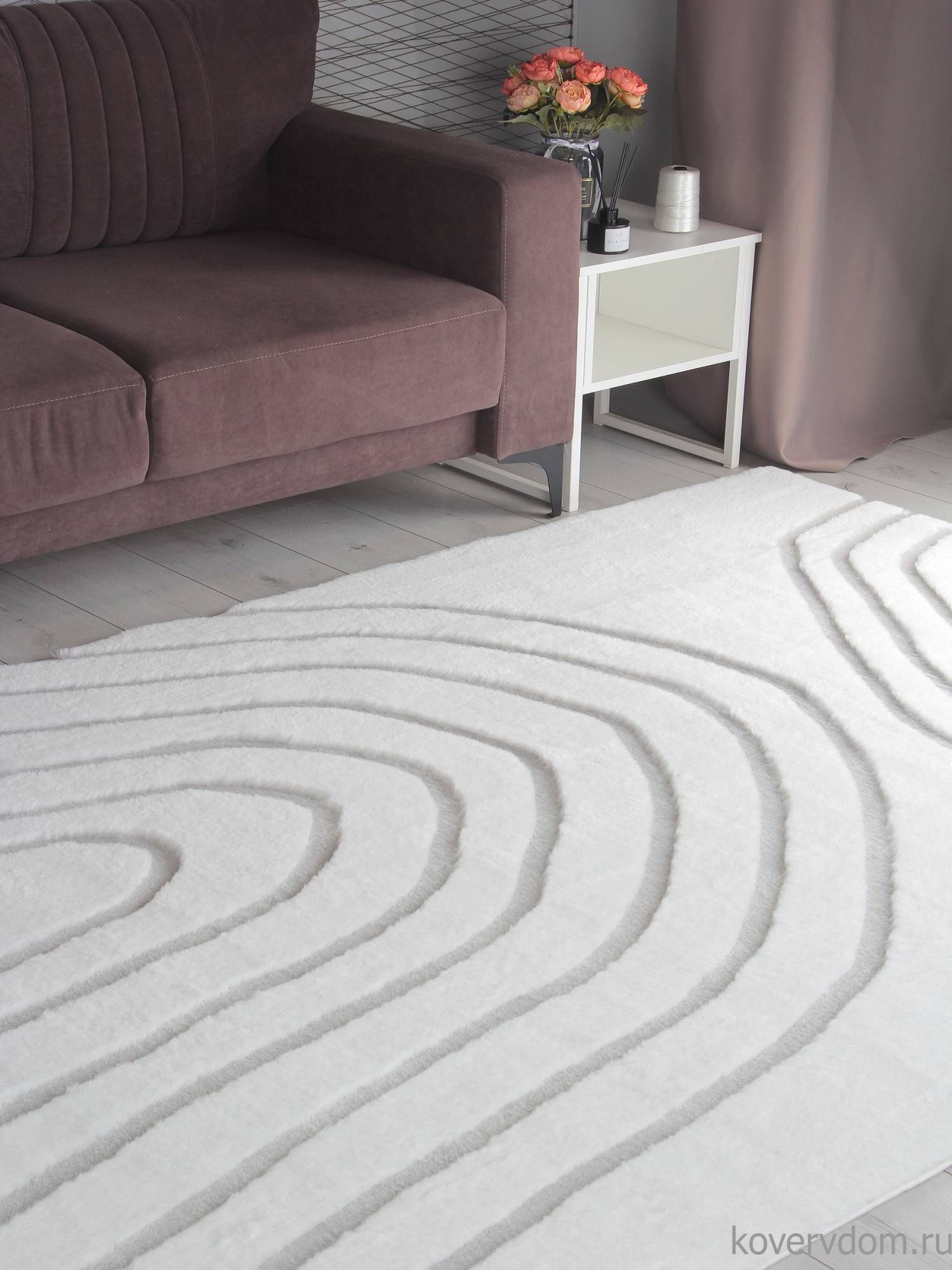 Ковер RABBIT CARVING PX4002 CREAM / GREY